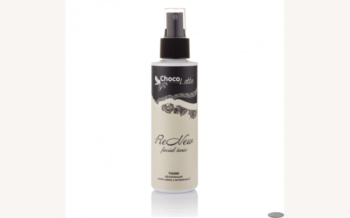 Тоник ReNEW (facial tonic) д/лица обновляющий,сAHAэкстр.лайма,улучш.цвет лица,рельеф к150млTMChocoLftte Тоник ReNEW (facial tonic) д/лица обновляющий,сAHAэкстр.лайма,улучш.цвет лица,рельеф к150млTMChocoLftte