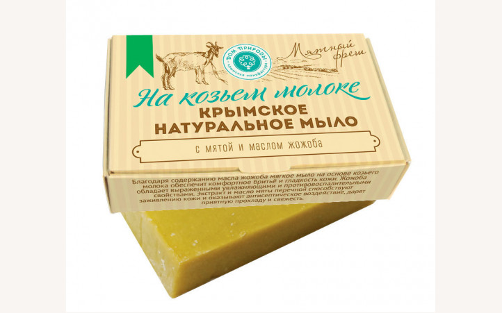 Мыло "Мятный фреш" на козьем молоке