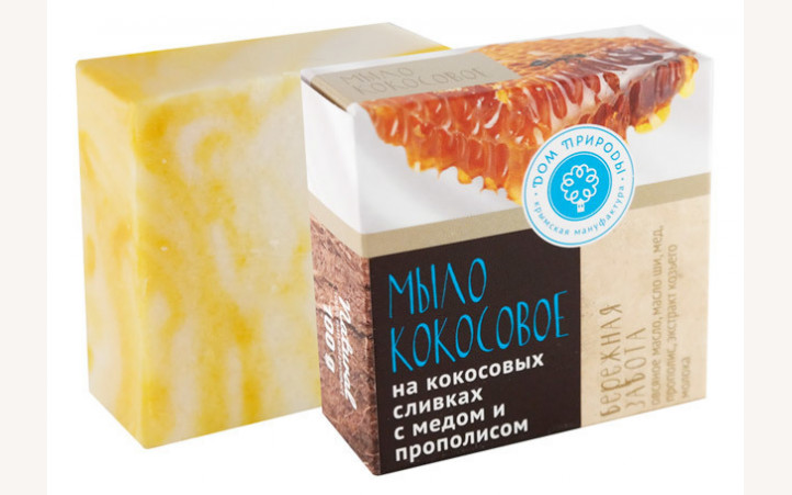 Кокосовое мыло "Бережная забота"