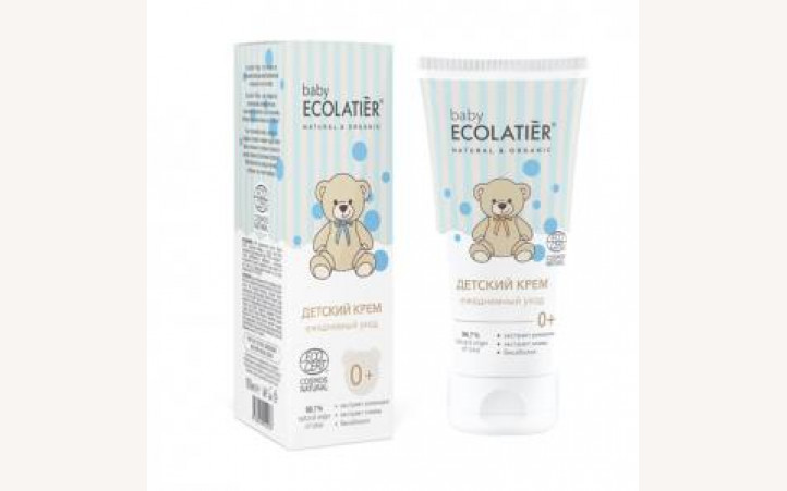 ECOLATIER BABY Крем детский ЕЖЕДНЕВНЫЙ УХОД BABY 0+, 100 мл