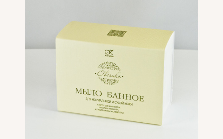 Мыло банное Клеона Овсянка (120г) Мыло банное Клеона Овсянка (120г)