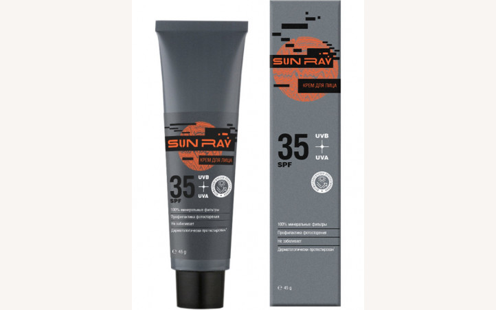 Крем для лица МОМ Sun Ray SPF 35 (45гр) Крем для лица МОМ Sun Ray SPF 35 (45гр)